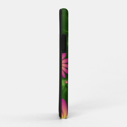 Roze fantasy Flowers Modern Abstract fractal Art Case-Mate iPhone Case (Achterkant/rechts)