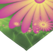 Roze fantasy Flowers Modern Abstract fractal Art Tafelkleed (Gekanteld)