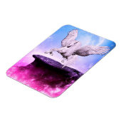 Roze Fantasy Unicorn Magneet (Linkerzijde)