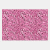 Roze Faux Alligator Animal Print Inpakpapier Vel (Voorkant 3)