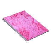 Roze Faux Fur Notitieboek (Rechterzijde)