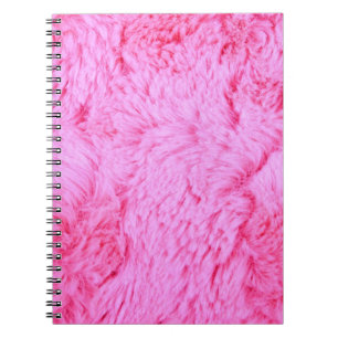 Roze Faux Fur Notitieboek