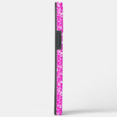 Roze faux glitter Case-Mate iPhone case (Achterkant / Rechts)