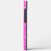 Roze faux glitter Case-Mate iPhone case (Achterkant / Links)