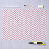 Roze Faux Glitter Chevron Tissuepapier (Craft)