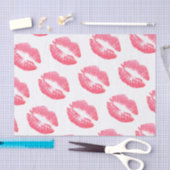 Roze faux Glitter Licht Weefpapier Tissuepapier (Craft)