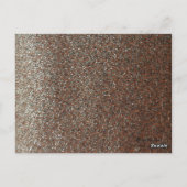 Roze Faux Glitter Table Seating Kaart (Achterkant)