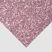 Roze Faux Glitter Tissuepapier (Detail)