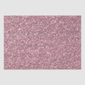 Roze Faux Glitter Tissuepapier (Voorkant)