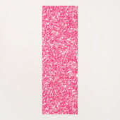 Roze Faux Glitter Yogamat (Achterkant)