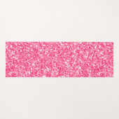 Roze Faux Glitter Yogamat (Voorkant (horizontaal))