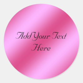 Roze Faux Metallic Folie  Sticker