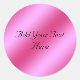 Roze Faux Metallic Folie  Sticker