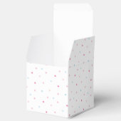 Roze Favor Box voor de eerste tandenfeestje Bedankdoosjes (Geopend)