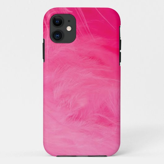Roze feathers iPhone5 Hoesje (Achterkant)