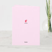 Roze Fee 5e Verjaardag Kaart (Achterkant)