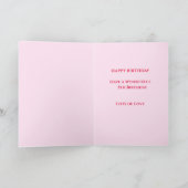 Roze Fee 5e Verjaardag Kaart (Binnen)