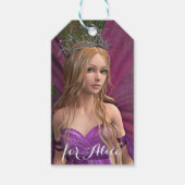 Roze fee cadeaulabel (Voorkant)