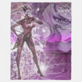 ROZE FEE FLEECE DEKEN (Voorkant)