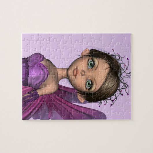 Roze Fee Legpuzzel (Horizontaal)