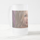 Roze fee matglas bierpul (Voorkant links)