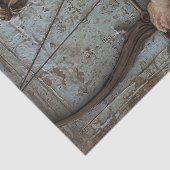 Roze fee met decoupage met pijl tissuepapier (Detail)