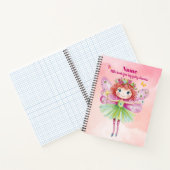 Roze Fee Notebook Schrijven Tekenen Voor Meisjes Notitieboek (Binnen)