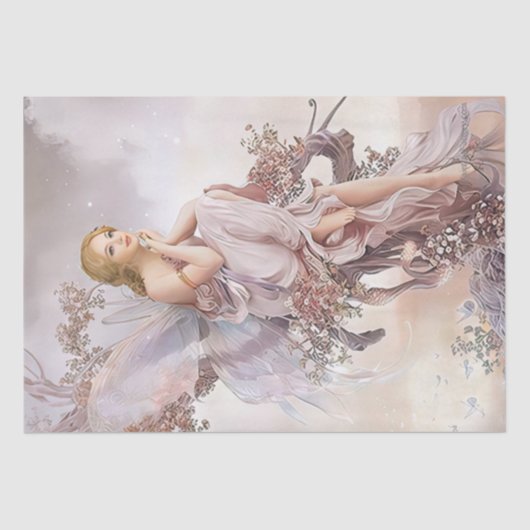  roze fee tissuepapier (Voorkant)