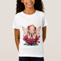 👑 Roze Feeën T-shirt Voor Meisjes En Tieners 🌙