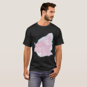 Roze feest betta vis t-shirt (Voorkant volledig)