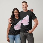 Roze feest betta vis t-shirt (Unisex)