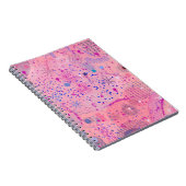 Roze feest maximalistische kunst notitieboek (Rechterzijde)