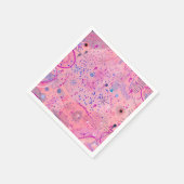 Roze Feest Maximalistische Kunst Servet (Hoek)