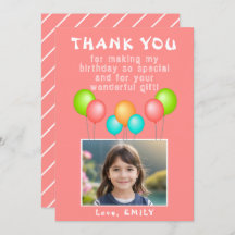 Roze Feestballonnen Meisje Verjaardag Foto