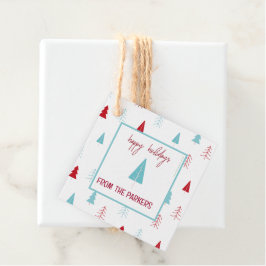Roze feestdag cadeau/etiketjes bedankjes labels
