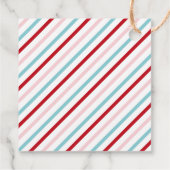 Roze feestdag cadeau/etiketjes bedankjes labels (Achterkant)
