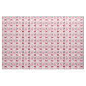 Roze feestdagen stof (Yard (91,4 cm))