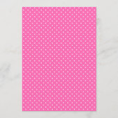 Roze Feestelijke Bruidsborrel Advieskaart (Achterkant)