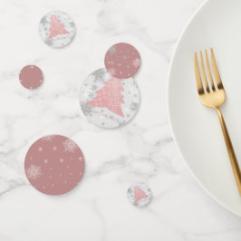 Roze feestelijke Confetti voor kerstboomtafelgerei