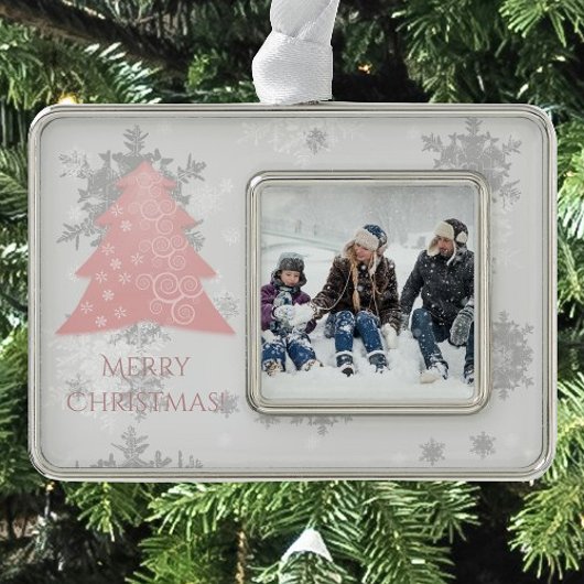 Roze feestelijke kerstboom omgevormd Ornament