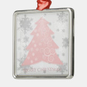 Roze feestelijke kerstboomkeramische Ornamenten (Links)