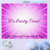 Roze Feestflyer Flyer (Enkel)