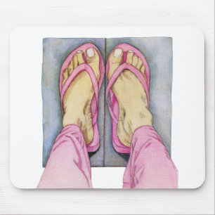 Roze Feet Mousepad Muismat