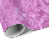 Roze Feminine Lace Kaleidoscope Snowflake Cadeaupapier (Rol Hoek)