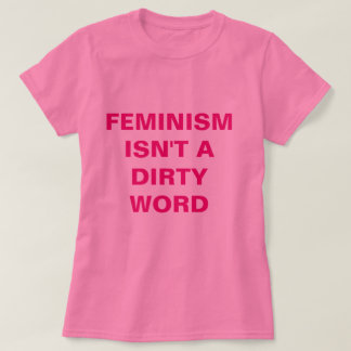 Roze feminist T-Shirt
