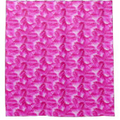 Roze Fern Douchegordijn (Voorkant)