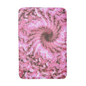 Roze Fibonacci Floral Bathmat Badmat (Voorkant Verticaal)