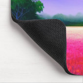 Roze fieldmousepad muismat (Hoek)