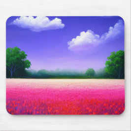 Roze fieldmousepad muismat