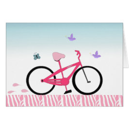Roze fiets